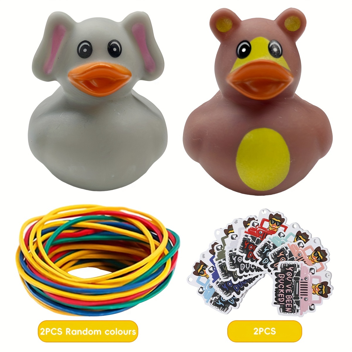 Patos de goma con temática deportiva (2 pulgadas) (paquete de 12) lindos  juguetes de piscina para bañera o bañera (fútbol)