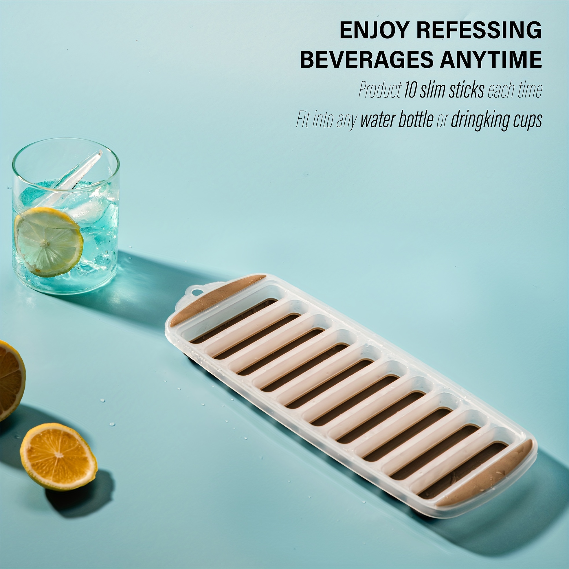 MochiThings: Narrow Silicone Ice Stick Cube Tray