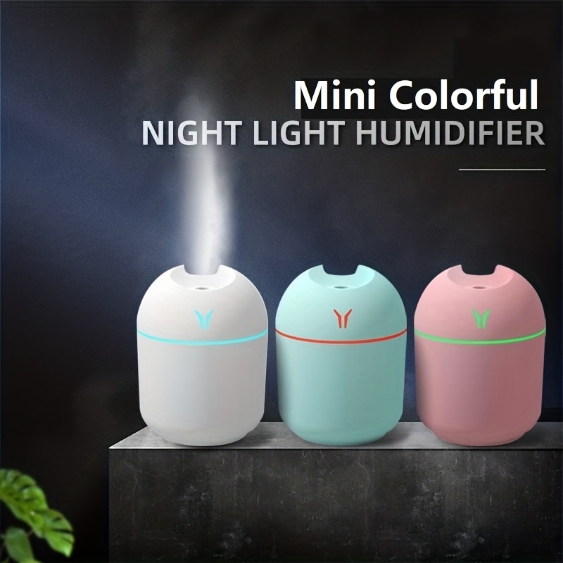 loopsun Humidifier Mini USB Cartoon Cute Pet Office Desktop Rehydration  Aromatherapy Portable Air Purifier Night Light Aromatherapy Diffuser