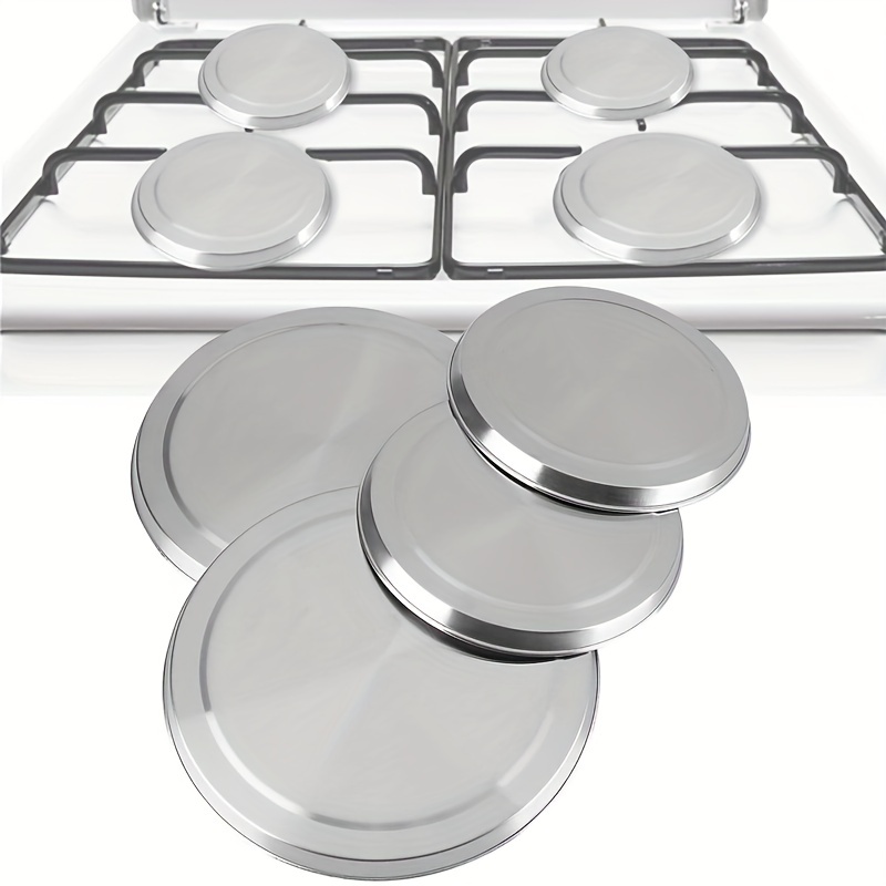 4PCS SET Stainless Steel Gas Electric stove top stovetop Covers