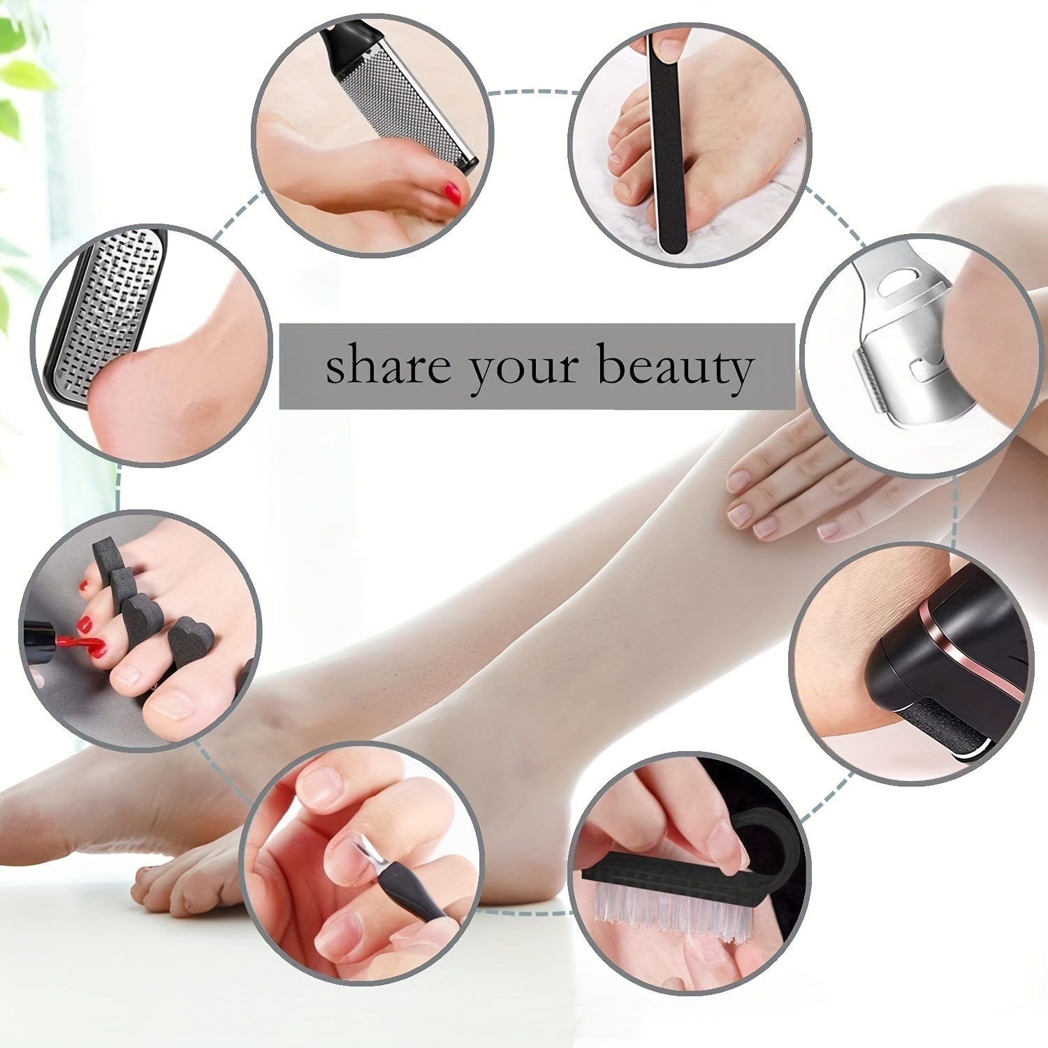 Electric Foot Callus Remover, Rechargeable 17 in 1 Foot File Pedicure Kit  Tools, Waterproof Foot Scrubber Dead Skin Remover with 3 Roller Heads &  2-Speed Power Pedicure Tools $40. Free for USA.