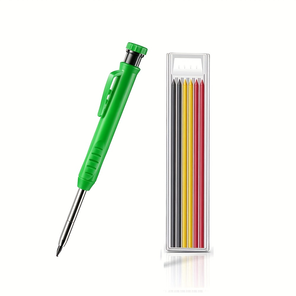 Long Nib Marker Pen Deep Hole Carpenter Lead Marker Pen LN