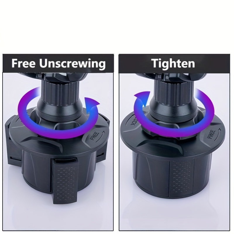 Car Cup Holder Phone Mount Holds Phone Tablet Securely