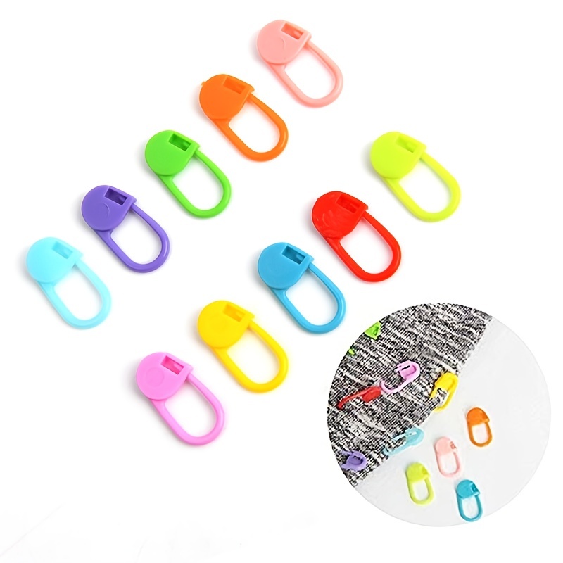 100pcs Marker Buckle Mixed Color Locking Stitch - Temu
