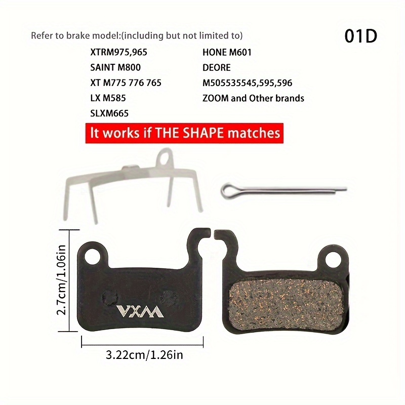 Bicycle Brake Pads Compatible With Magura Hs11 Hs22 Hs24 - Temu