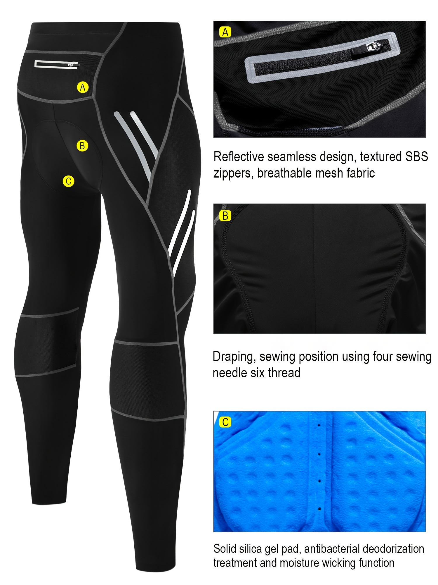 Cycling pants leggings technical fashion Vector Image