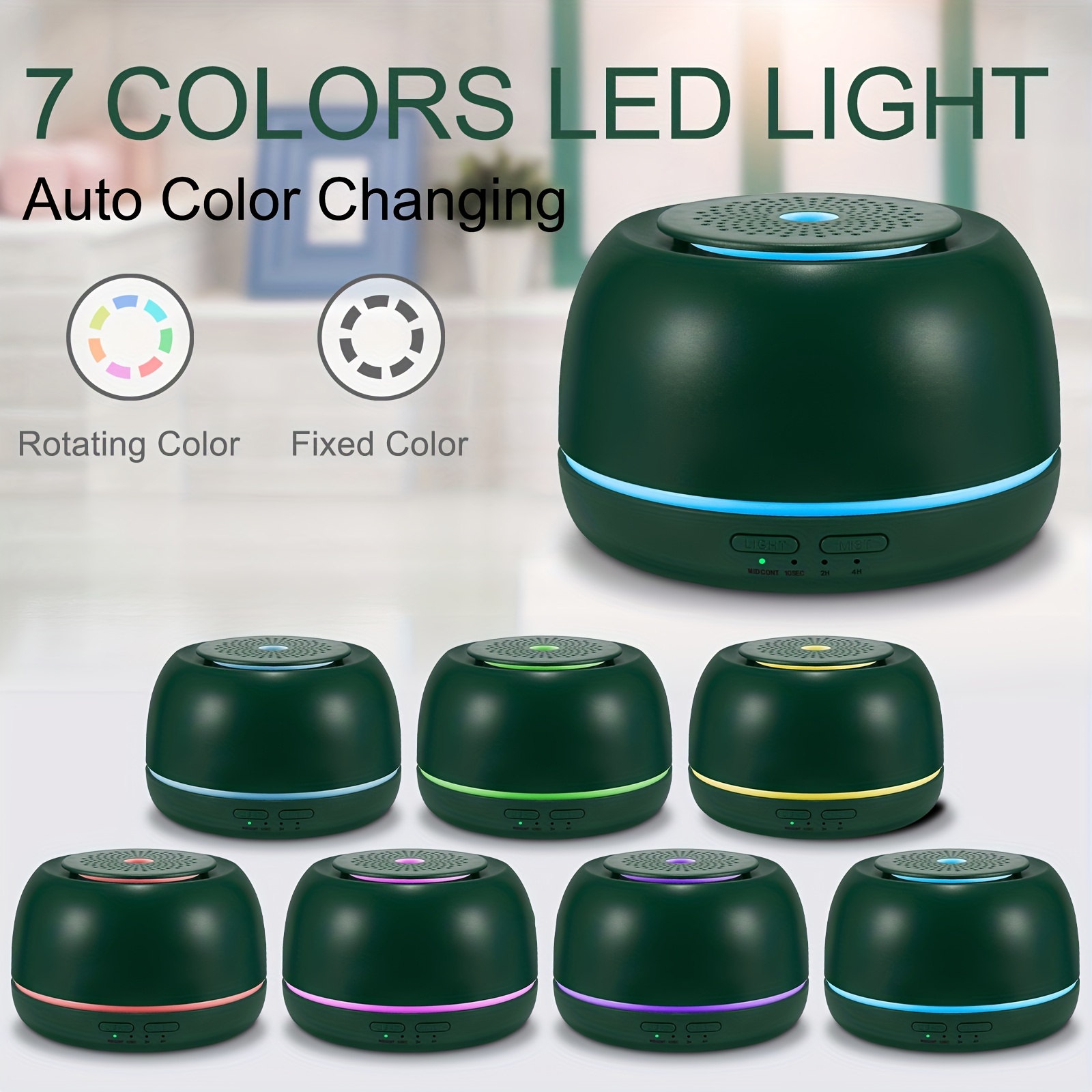 Ultrasonic Essential Oil Diffuser Colour Changing LED Scented