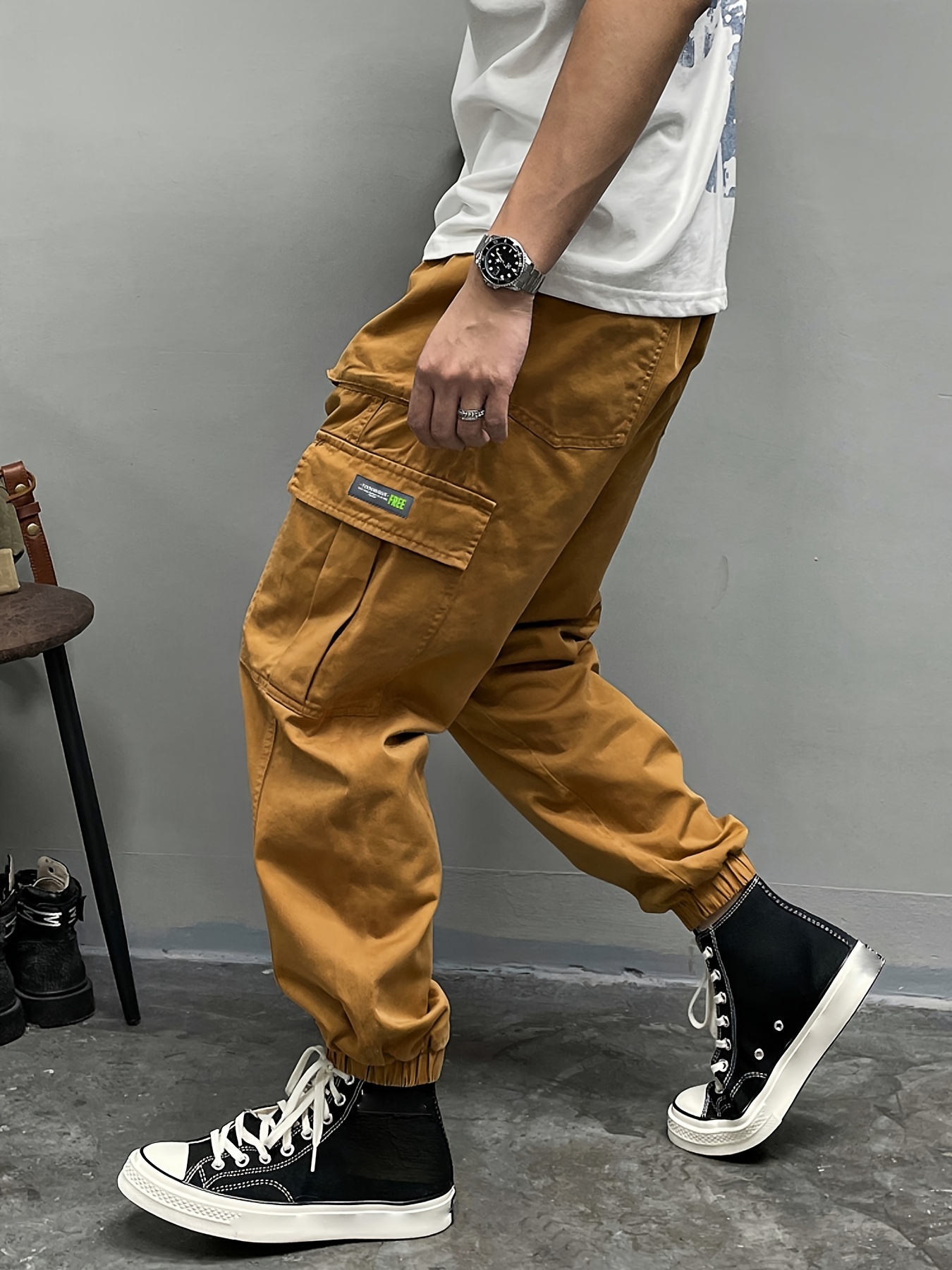 BN Mens Straight Cut Pants, Men's Fashion, Bottoms, Trousers on Carousell