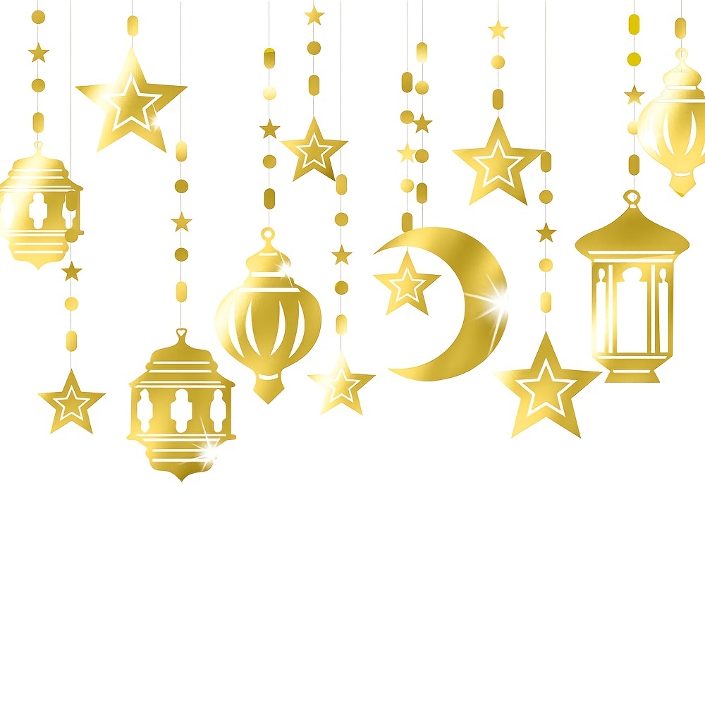 Conjunto de 6 decoraciones de Ramadán Eid Decors Ramadan Kareem
