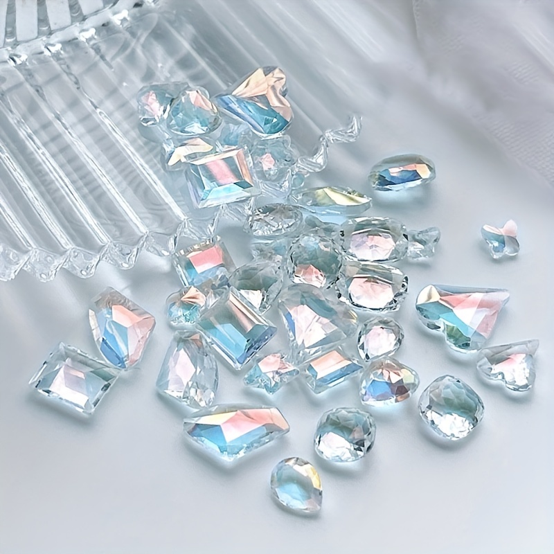 Mixed Glass Crystal Rhinestones for Nail Art DIY Crafts