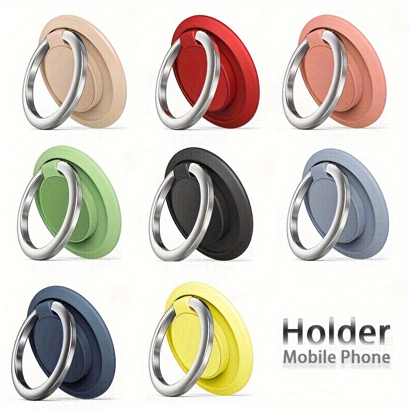 360 Degree Finger Stand Socket Cell Phone Ring Holder Pop Car Mount With  Hook