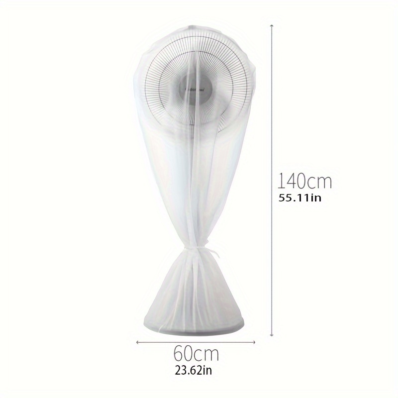 TEMU 1pc Fan Dust Cover, Electric Fan Cover, Household Vertical Floor Standing All-inclusive Universal Cover Dust Protection Cover