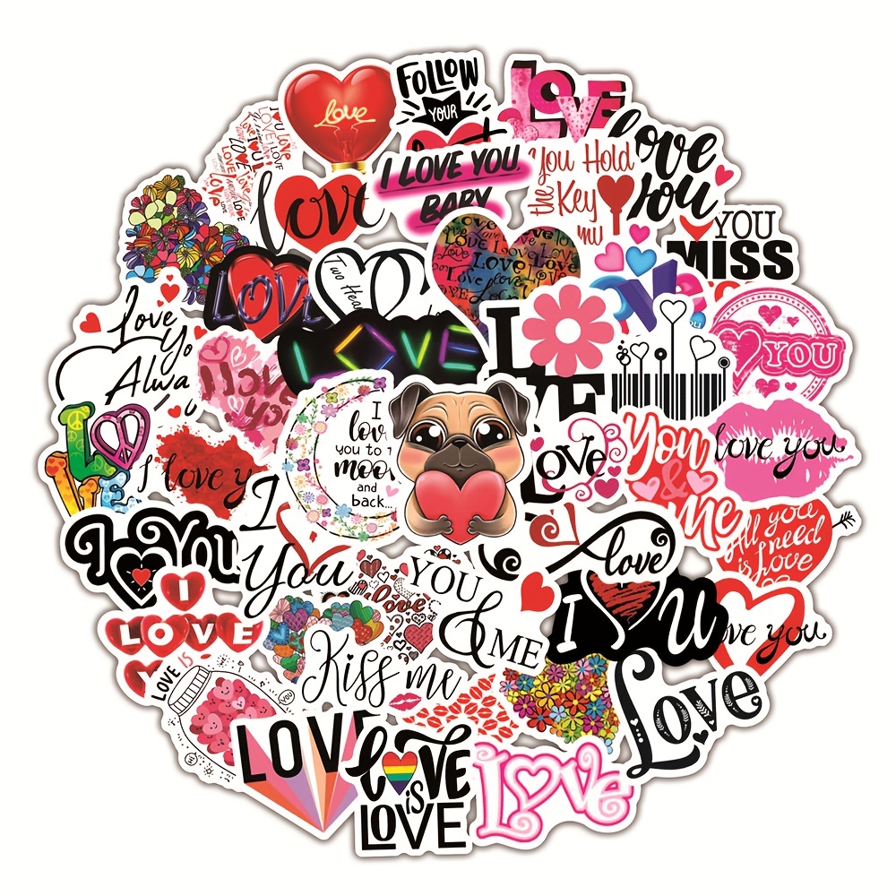 Loves You Stickers - Temu