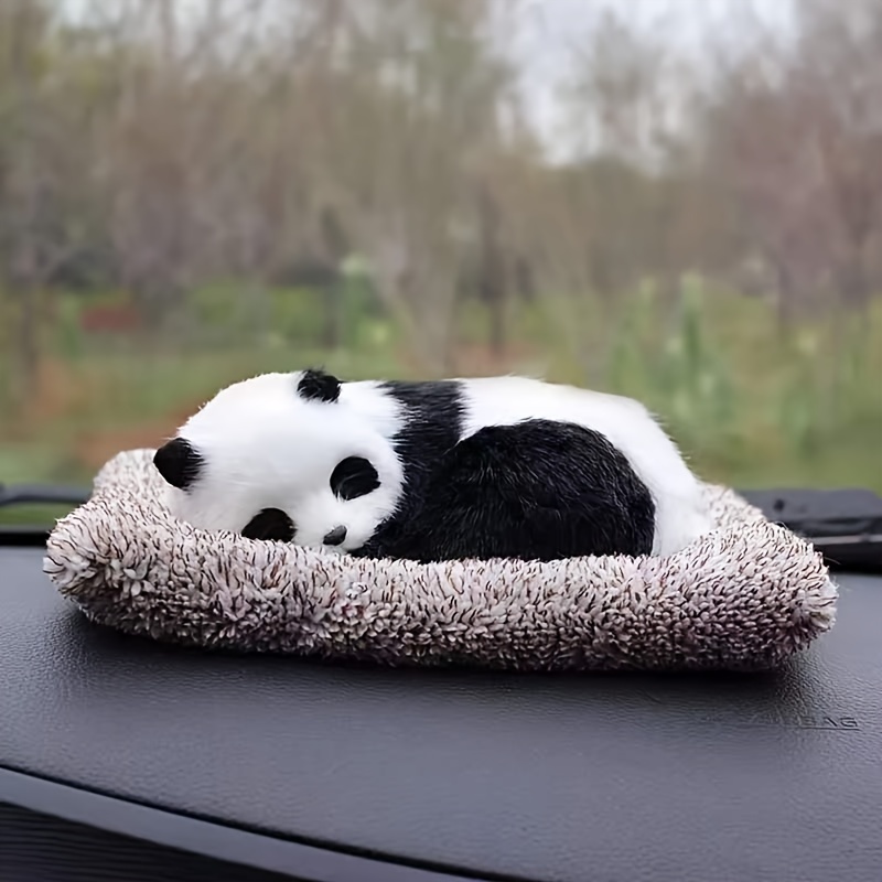  Cute Simulation Sleeping Panda Car Ornament Home Decorations  Furnishing Accessory for Car Dashboard,Office Desk,Room Decorate : Home &  Kitchen