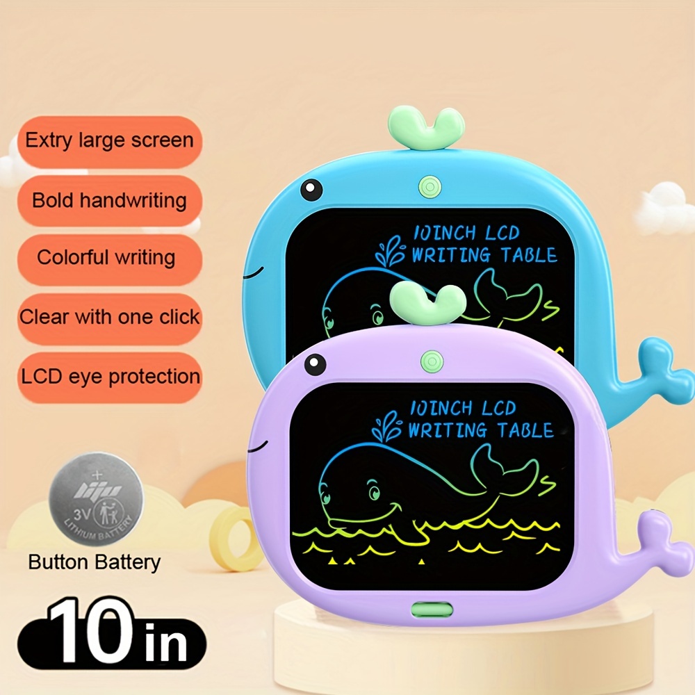 Lcd Doodle Writing Tablet Learning Toy Scribbler Board Electronic Drawing  Pad Educational Xmas Gifts For 3-8 Years Old Kids