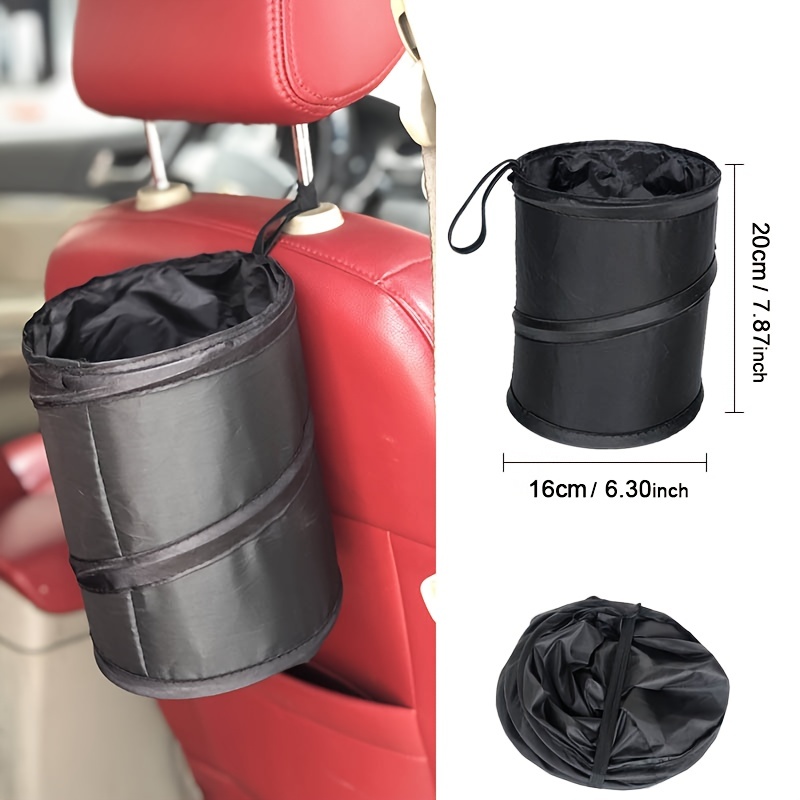 Organizador de respaldo de asiento de automóvil, bolsa de almacenamiento multifuncional plegable para automóvil