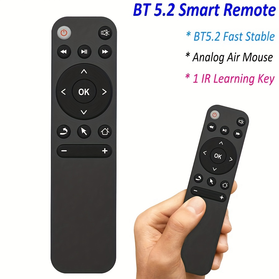 Wireless 5.2 Télécommande Universelle Air Mouse - Parfait Pour Android Tv,  Smart Tv Box, Téléphone, Tablette, Pc & Projecteur !, Haute Qualité Et  Abordable