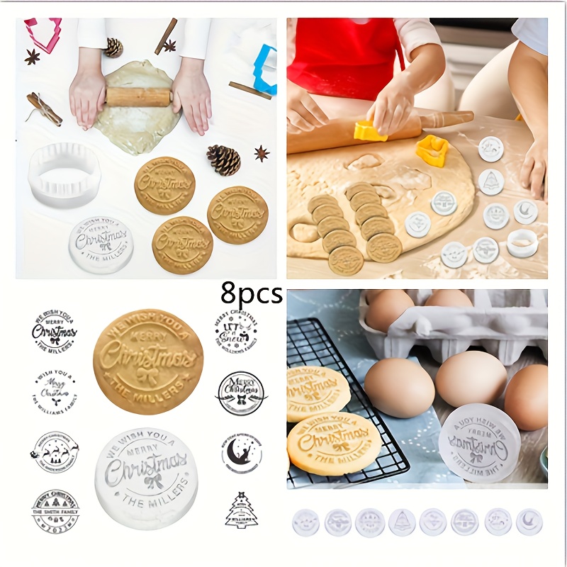 Round Cookie Cutters, Plastic Pastry Cutters, Biscuit Molds, Baking Tools,  Kitchen Accessories - Temu