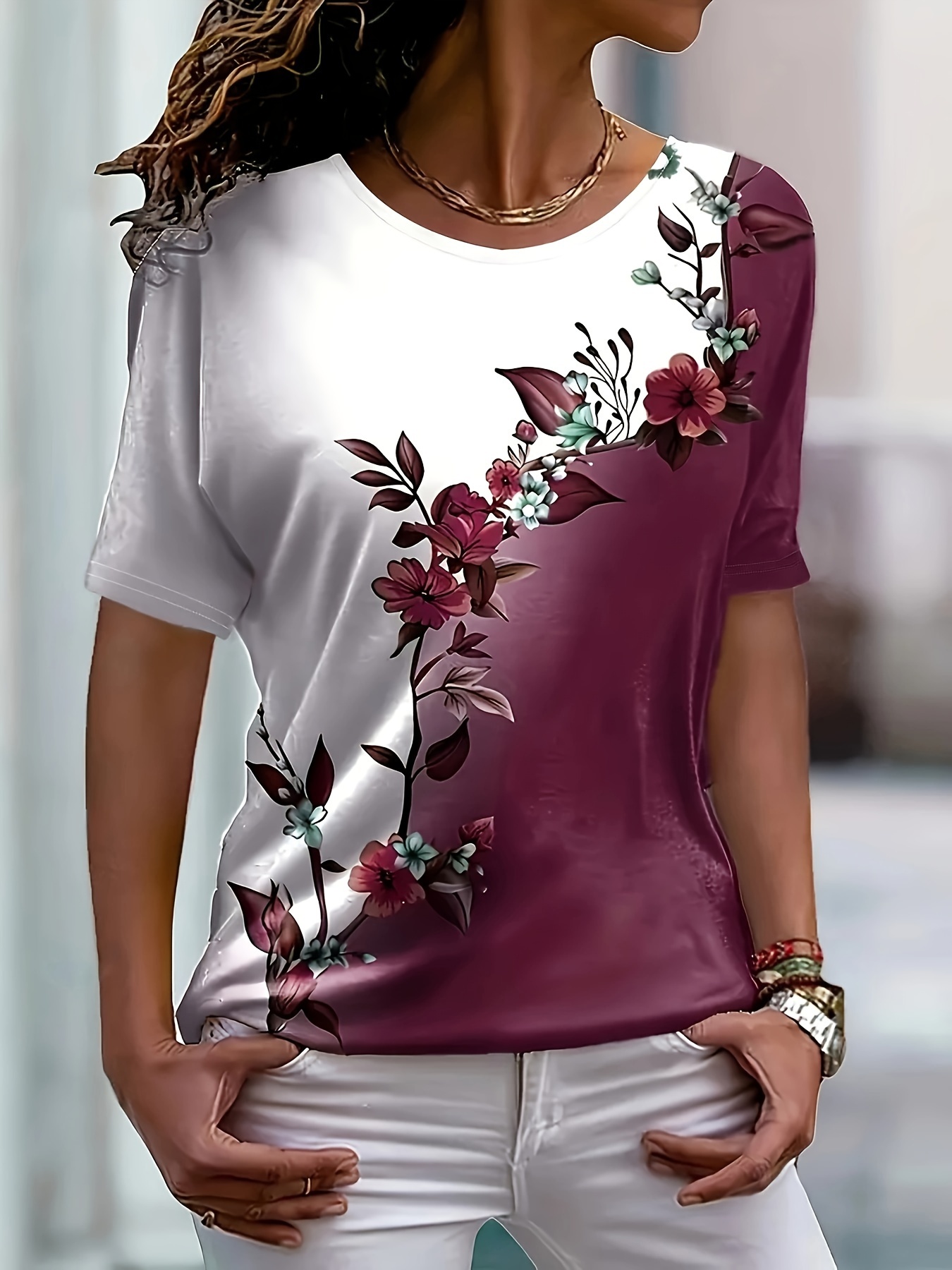 Floral summer clearance shirt