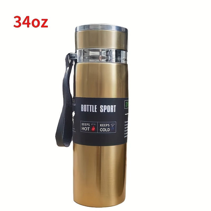 316 Stainless Steel Thermos with Tea Infuser Portable Double Wall Thermos  Insulated Cup Keep Cool Hot