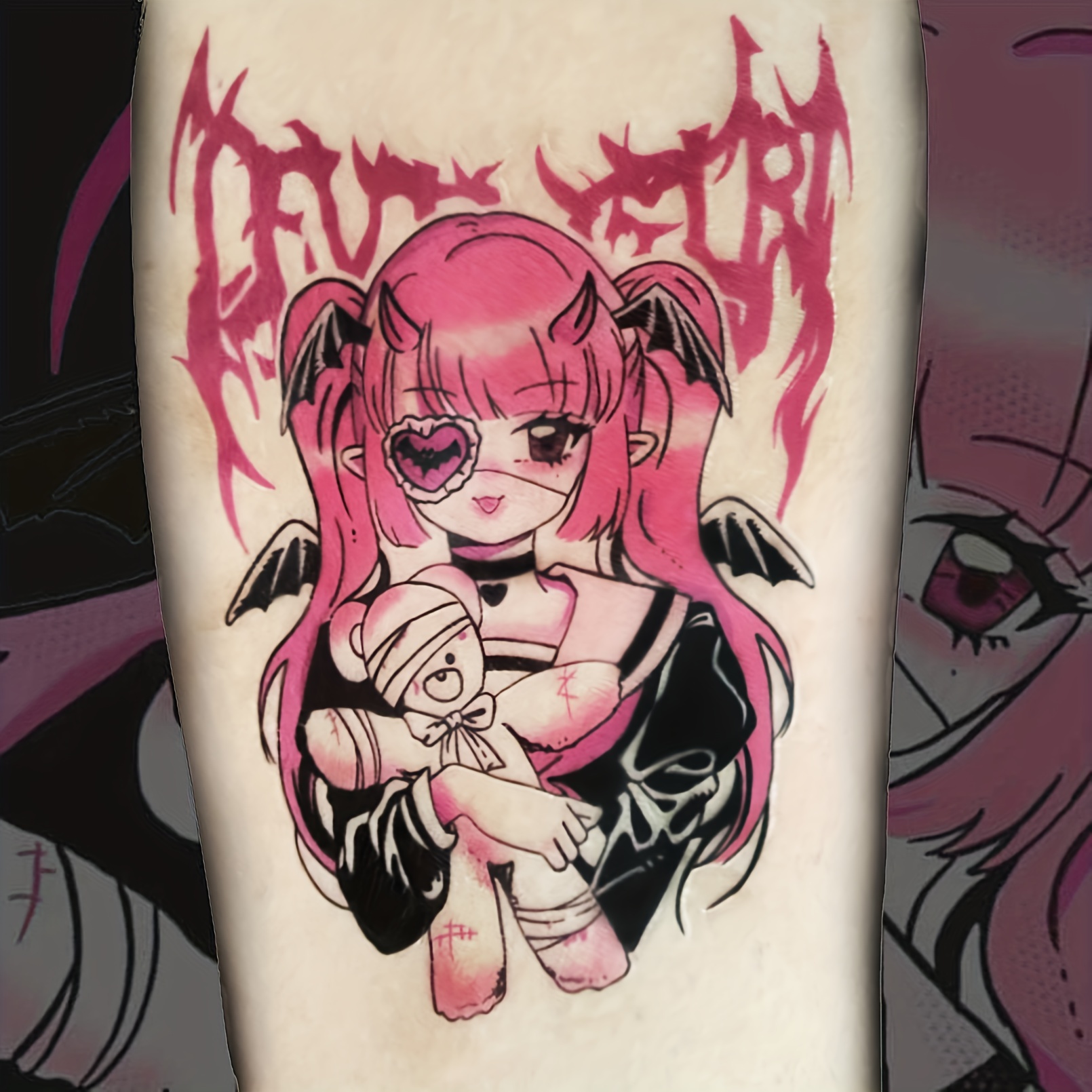 Anime Tattoo - Etsy