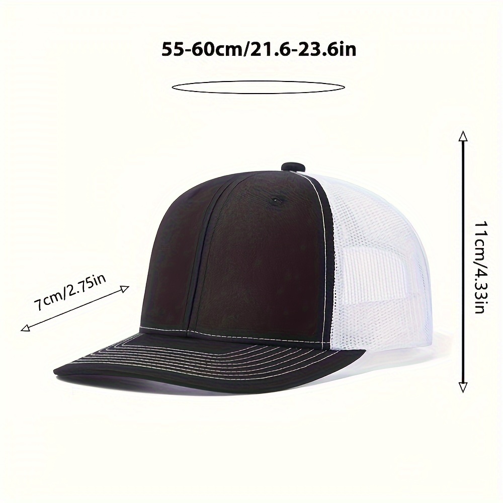 Mountain Graphic Baseball Solid Color Mesh Snapback Hats - Temu
