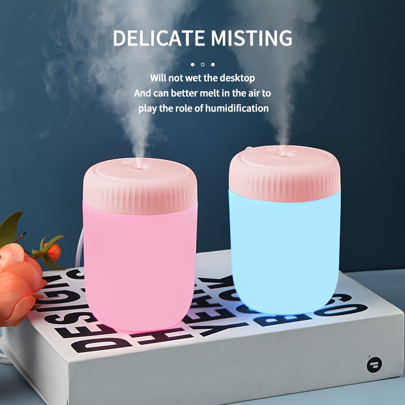 Humidificador de aire, modos de difusor de aceite esencial de 7,44 oz, apagado automático con luz LED para generador de niebla para coche, vaporizador facial para dormitorio, oficina, suministros para festivales detalles 0