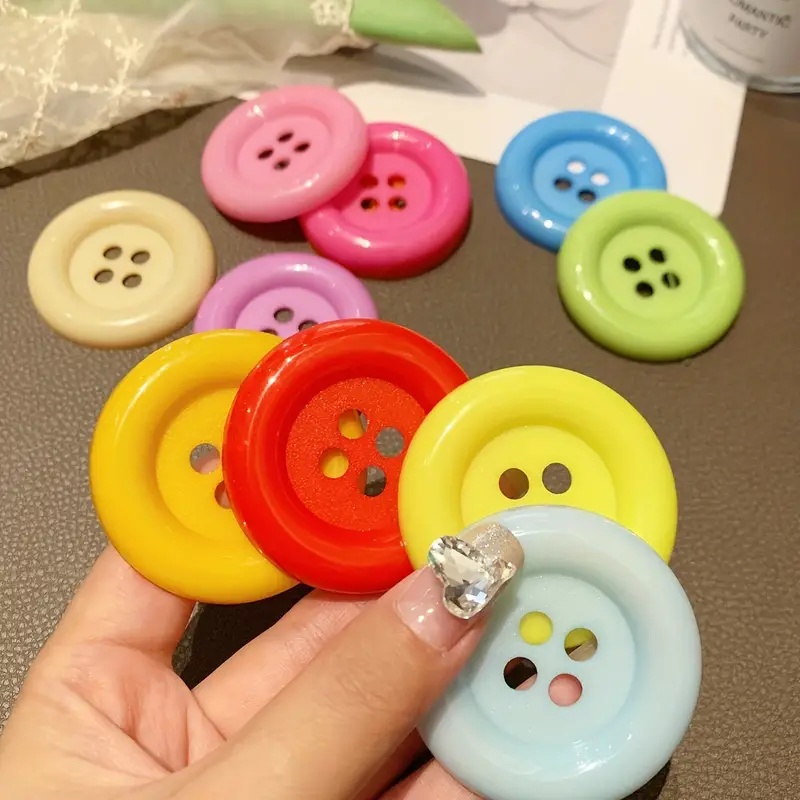 Large Handmade Toy Diy Decorative Button Random Color - Temu