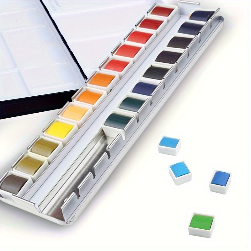  MEEDEN Watercolor Paint Set, 48 Vibrant Colors in Metal Tin  Box, Watercolor Paint Palette and Watercolor Brush, Non-Toxic for Students,  Beginners : Arts, Crafts & Sewing