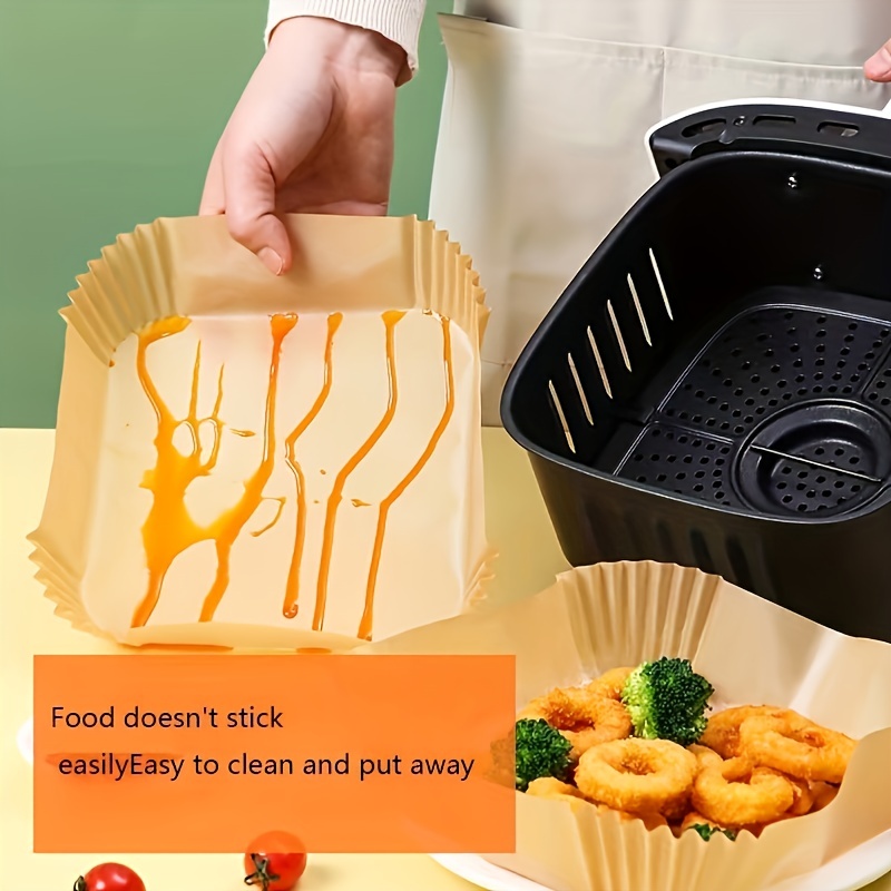 White Oil absorbing Paper+ Air Fryer Paper Baking Pan - Temu