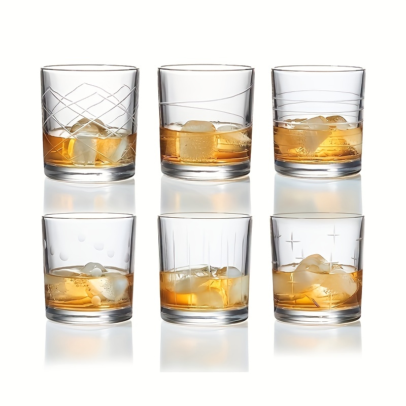 Lead-free Crystal Drinking Glasses Set - Hand-cutting Everyday