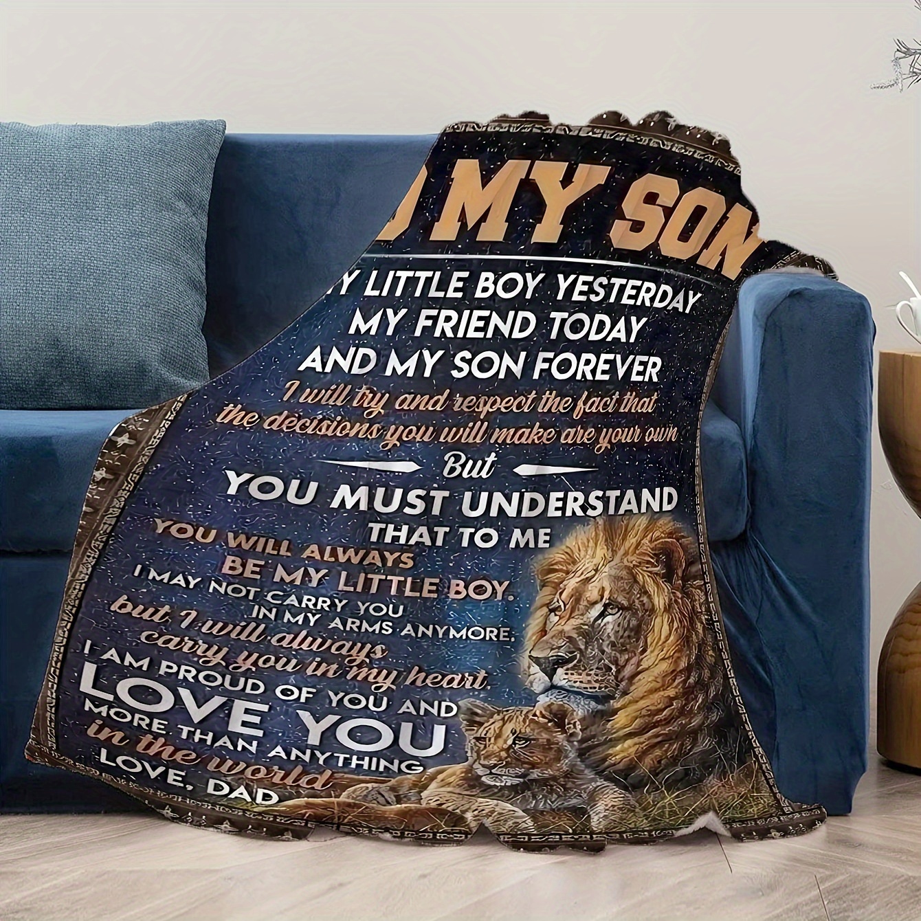 Lion discount throw blanket