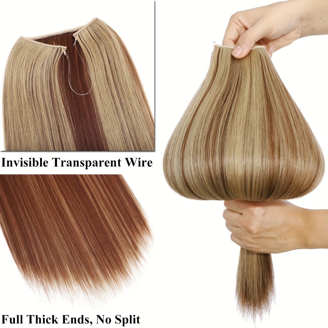 Extensions Adjustable Headband Invisible Wire Hair - Temu