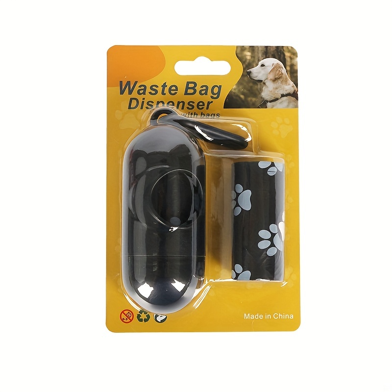 Soporte para bolsas de excremento de perro para mascotas, dispensador de  bolsas de basura duraderas, bolsa portátil para perros, bolsa para recogida