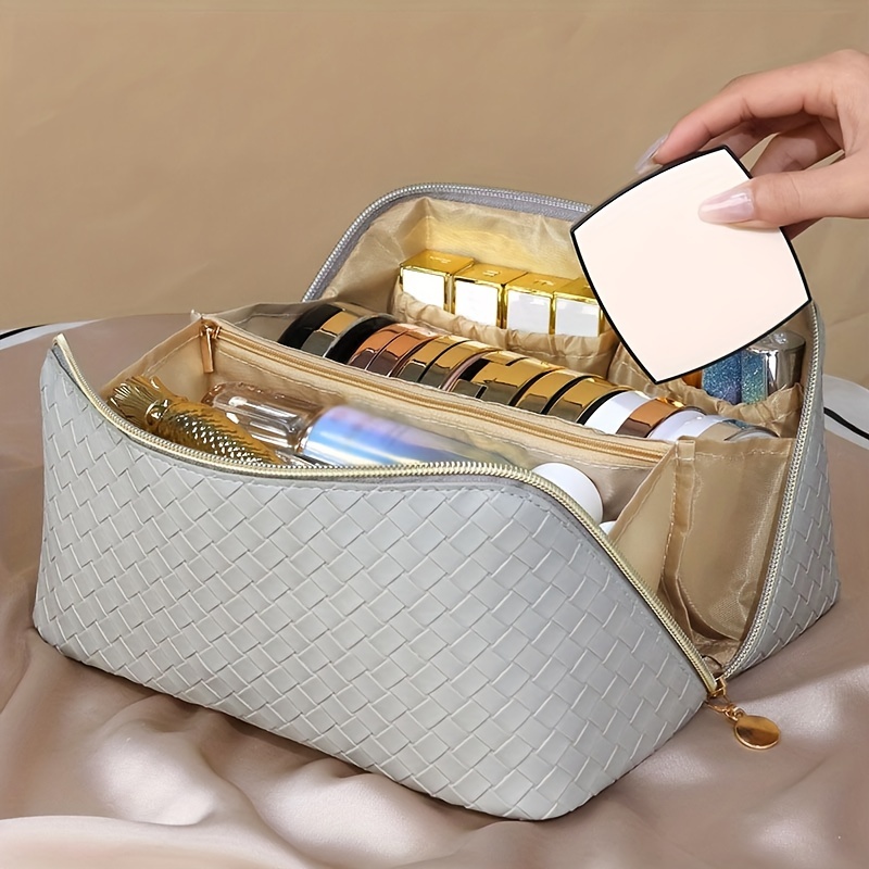  Katadem Travel Makeup Bag,Large Opening Portable