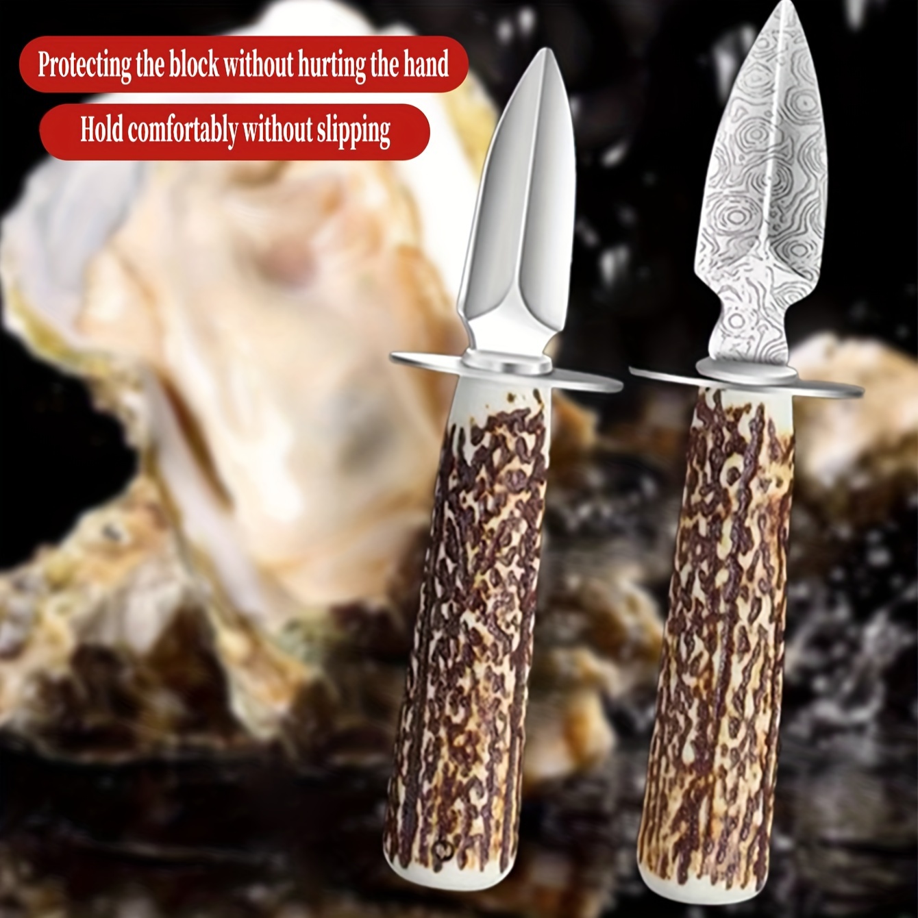 1 pc couteau à écailler les huîtres avec des gants résistants aux coupures  blanc antidérapant facile à saisir outils d'écaillage d'huîtres - Temu  France