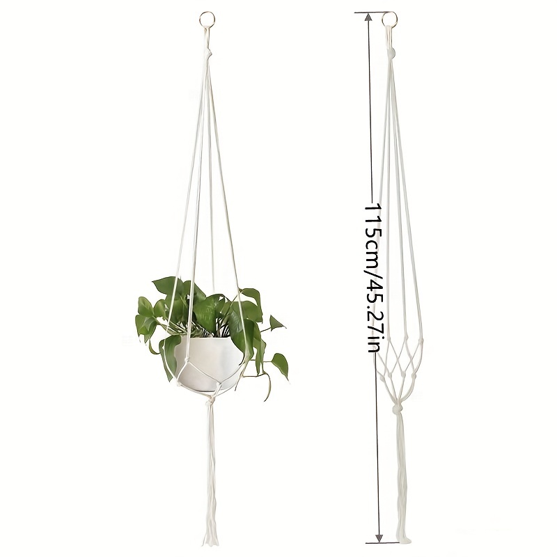 Sac en filet pour pot de fleurs Jardin plante cintre macramé