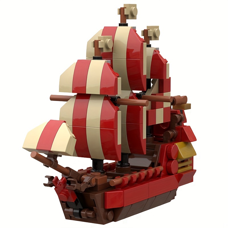 ビルディングブロックおもちゃ、熱狂家のための海賊船おもちゃ 
