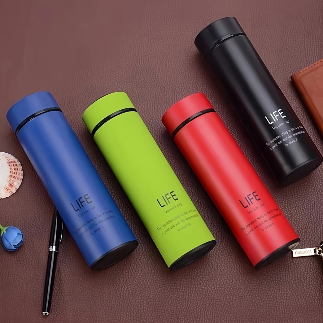 Vacuum Flask With Tea Infuser, Stainless Steel Insulated Water Bottles,  Travel Thermal Cups, For Hot And Cold Beverages, Summer Winter Drinkware,  Gifts - Temu