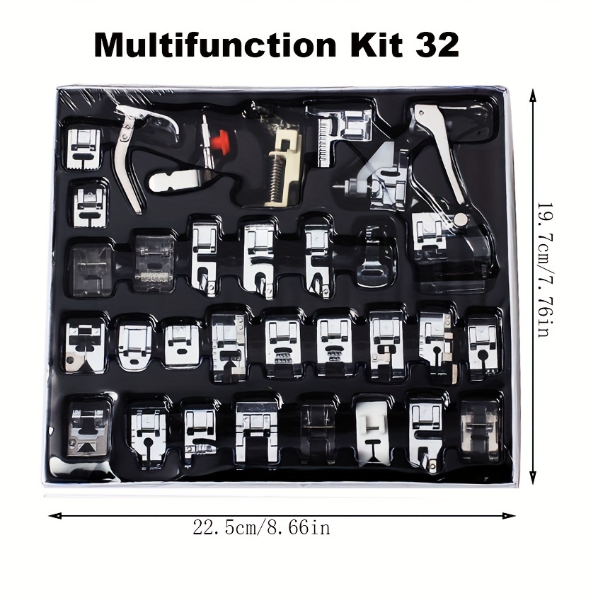  FINESUN Sewing Machine Feet 42Pcs Presser Foot Set Sewing Foot  Attachments Sewing Machine Spare Parts Sewing Machine Accessories Sewing  Machine Foot for Brother and Most Sewing Machines Use
