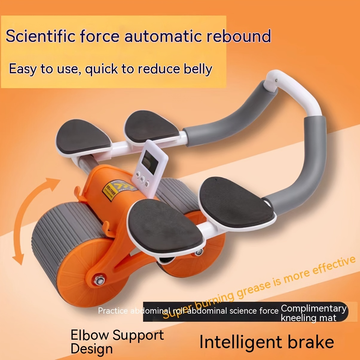 strengthen your core with the ab roller wheel elbow support get fit now details 1