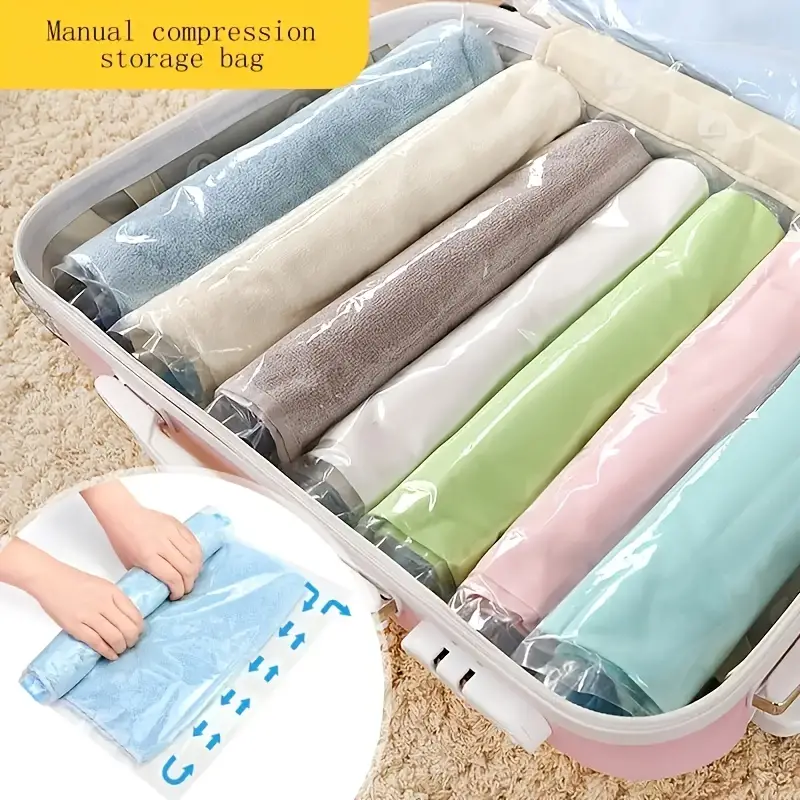 Vacuum Compression Bag, Travel Storage Bags For Clothing