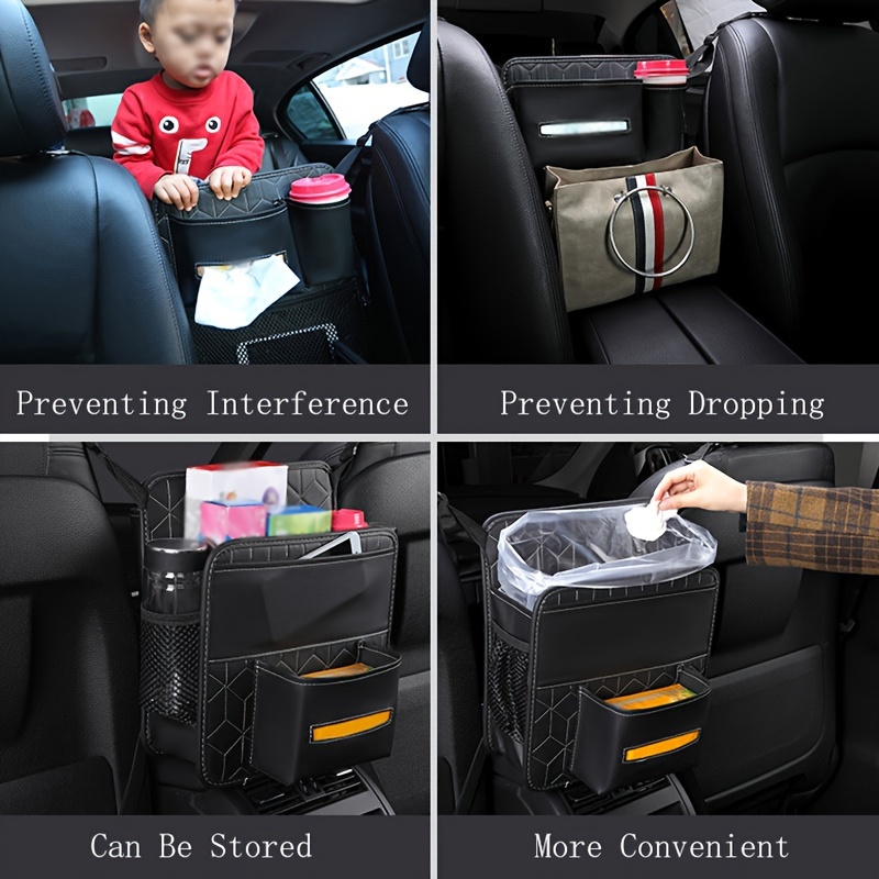 Car Seat Storage Bag, Back Seat Storage, Multi-functional,Double Sided Seat  Back Pocket, Easy Installation, Waterproof, Stain Resistant, Large