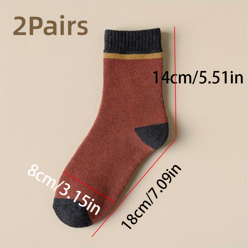 6 Pares Calcetines Hombre Plush Grueso Cálido Otoño Invierno - Temu Chile