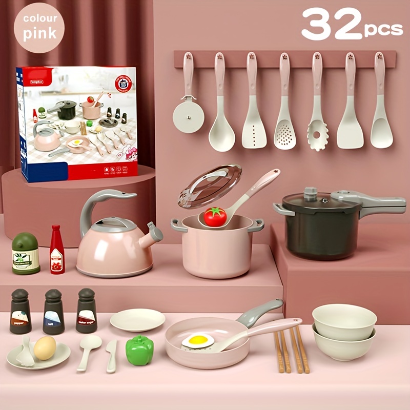 Kitchen Toy Set, Role-playing Housekeeping, Cooking Utensils Pot Set,  Kitchen Accessories Cooking Pots And Pans ( ) - Temu