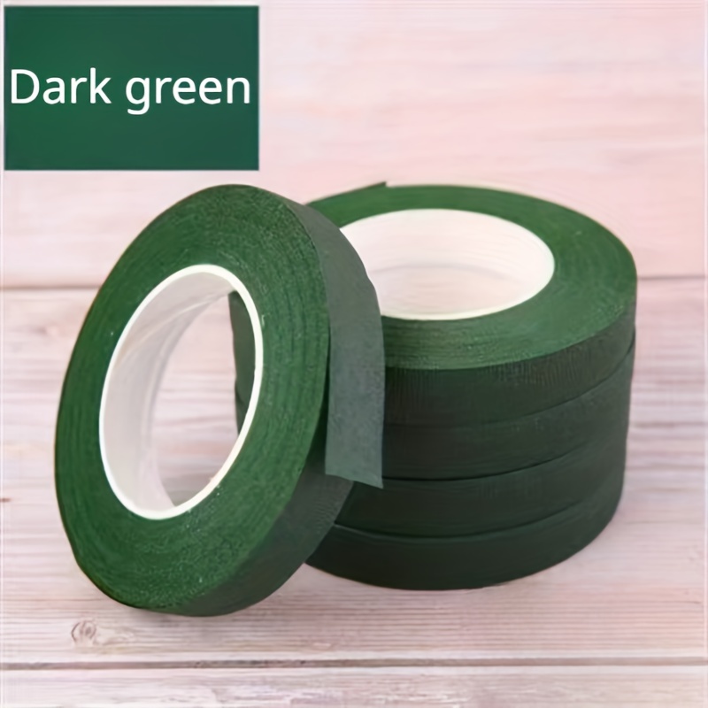 Dark Green Floral Tape: Perfect For Bouquets Floral - Temu