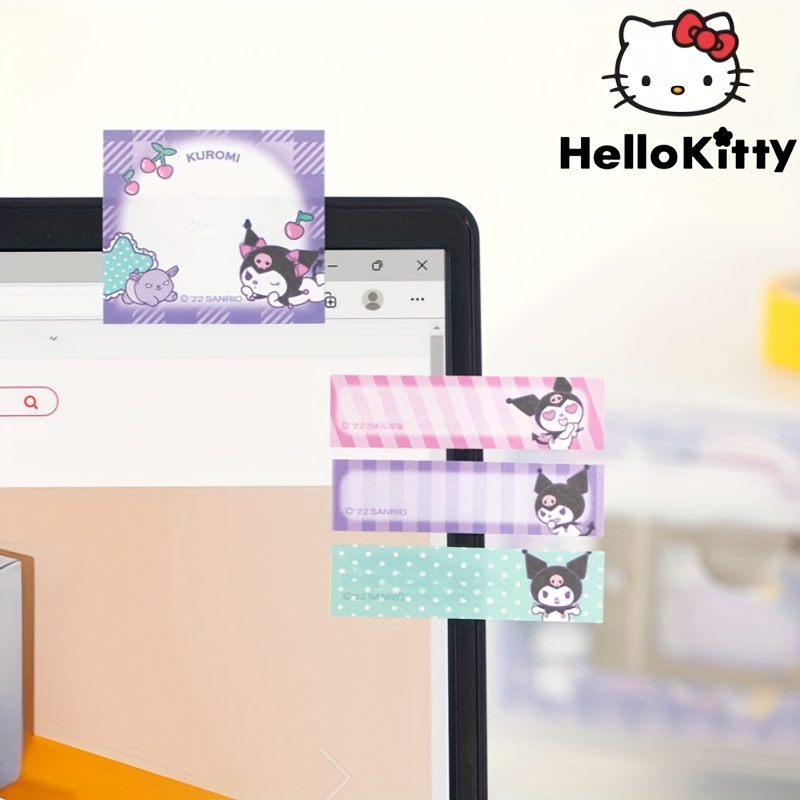 

330pcs Sanrio Hello Kitty Kuromi Cartoon Cute Stickers For Book Pad, School Supplies Easter Gift