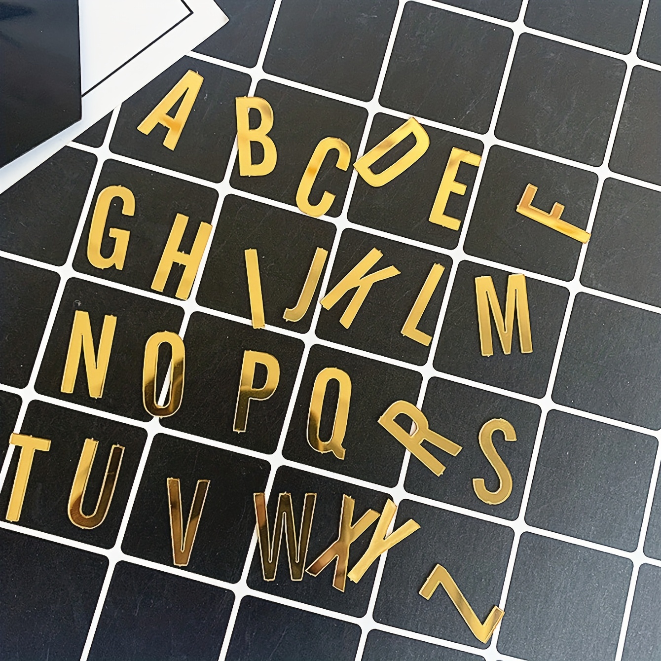Acrylic Alphabet Cake Toppers Golden Letters For Birthday - Temu
