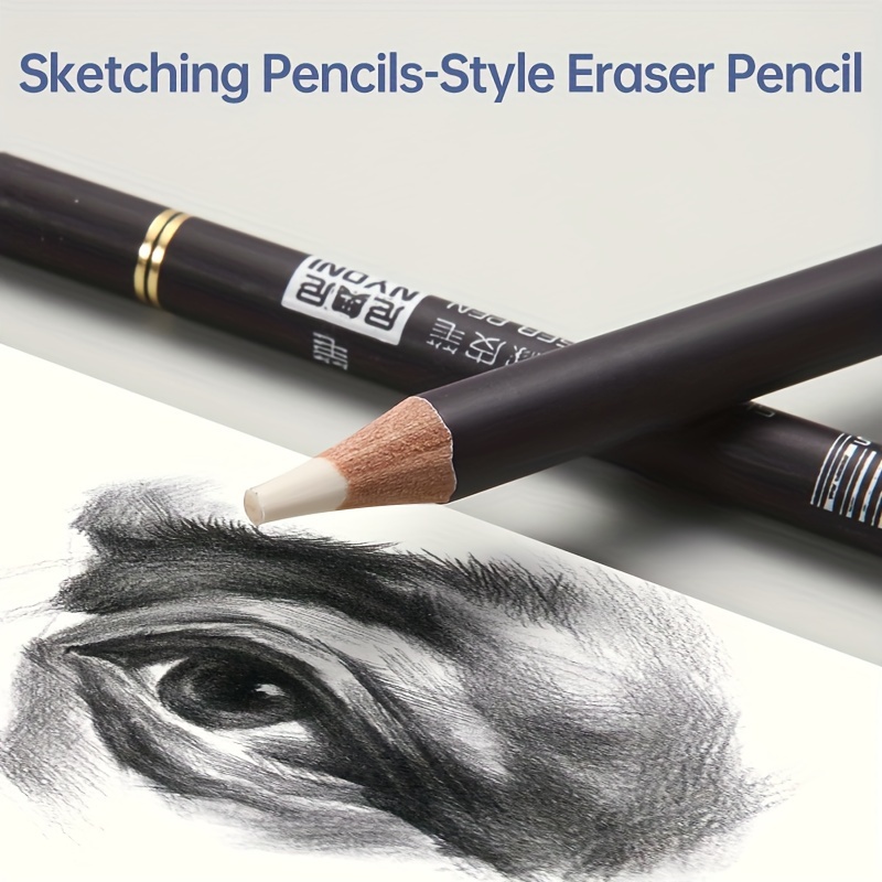 Sketching Pencils-style Eraser Pencils - Temu
