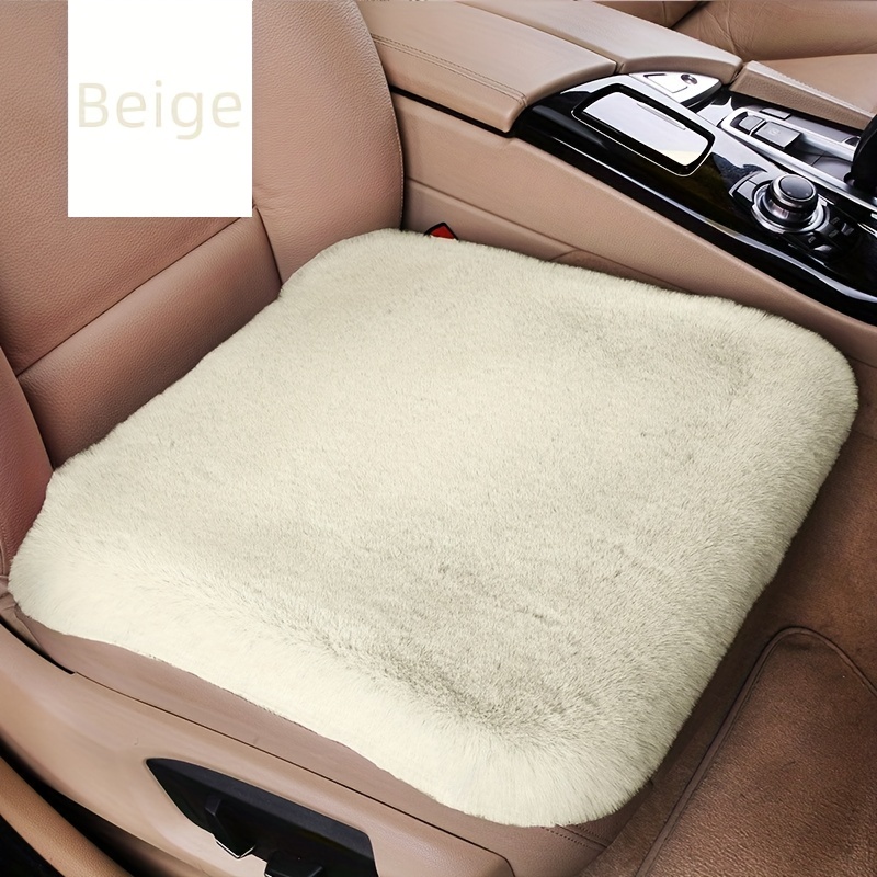Luxury Thickened Plush Car Seat Cushion Set Winter Universal - Temu